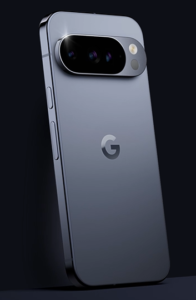 Google Pixel 10 smartphone in the color Porcelain, showcasing the distinctive camera bar design